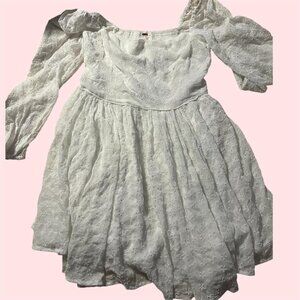 New Free People Lace Babydoll Dress Large